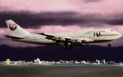 JAL 747.