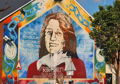 Mural Paying Homage to Bobby Sands of the IRA