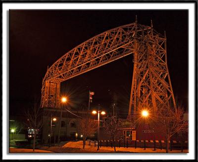 Lift Bridge at Night