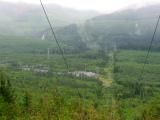 Our route will follow the powerlines up Tiger Mt. way in the distance.  Hwy 18 is the vertical strip on the left.