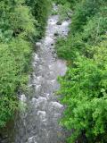 The Raging River from the top of Hwy 18