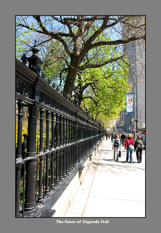 Fence of Osgoode Hall