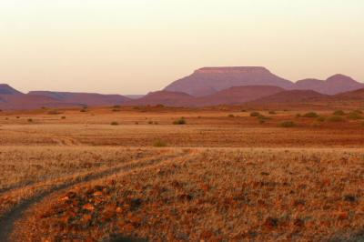 Namibia at dusk