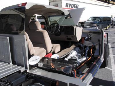 Cutaway Hybrid Pickup Truck