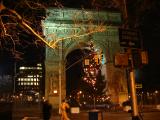 Arch at Night - Christmastime