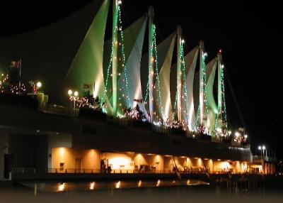 Christmas at cruise ship terminal (Canada Place)