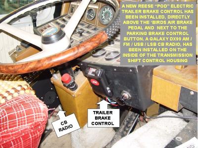 TRAILER ELECTRIC BRAKE CONTROL AND CB RADIO