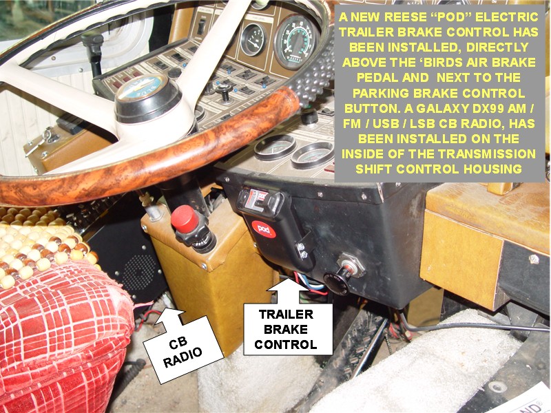 TRAILER ELECTRIC BRAKE CONTROL AND CB RADIO