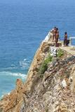 DSC01608 - The cliff divers of Acapulco getting ready for a show