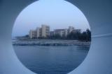 DSC01676 - Porthole view as we enter Puerto Vallarta harbour