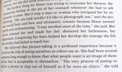 Words from Patricia Bosworths Biography of Diane Arbus