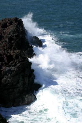 Waves on Volcanic Rock