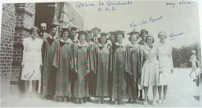 Ocmulgee High Graduating Class 1940