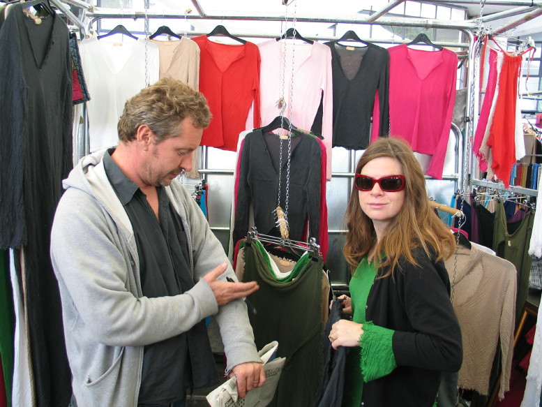 Shopping at the markets
