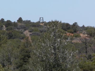 Mines in the distance