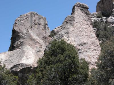 Rock pinnacles