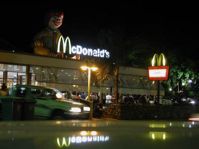McDonalds, Papeete on a Saturday night