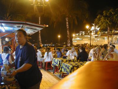 food fair, Papeete harbor