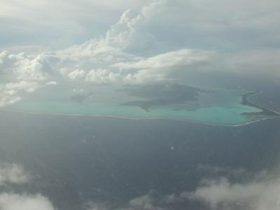 Bora Bora from the air