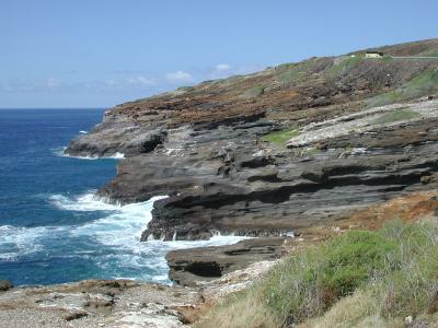 beautiful coastline at Makapuu Beach, Oahu