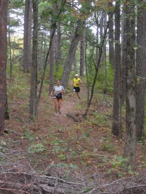 Jim chasing woodland wildlife