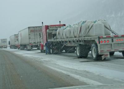 Chains were required at Vail pass for all trucks