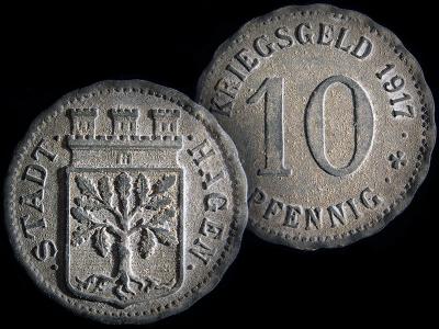 10 Pfennig Stadt Hagen 1917