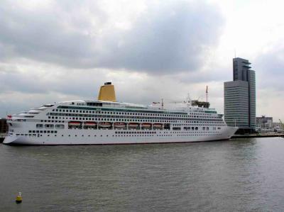 MV Aurora in Rotterdam