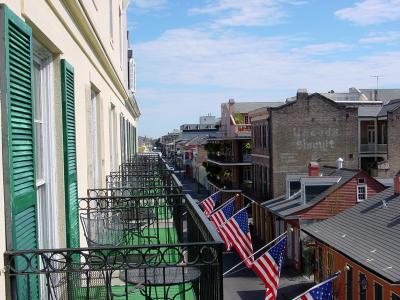 view from the balcony