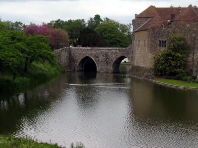 the water and foliage at the side of leeds castle.jpg