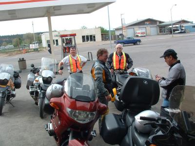 Running into Eric and Charlie on the way to Moab