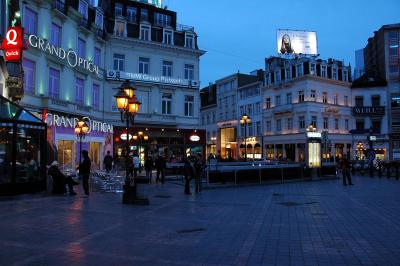 Brussels at night