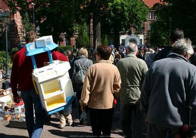 Turnhout / Kempen (Belgium) - Wekelijkse rommelmarkt - 23.5.2004