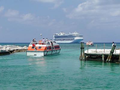 Tender service from the ship to Princess Cays runs continuously during the day.