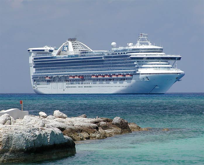 Caribbean Princess from Princess Cays