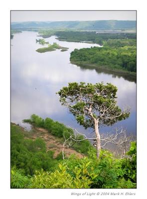 Wisconsin River - Ferry Bluff View