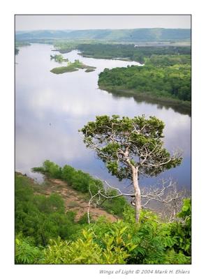 Wisconsin River - Ferry Bluff View