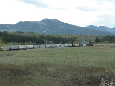 C P Rail in Alberta Foothills