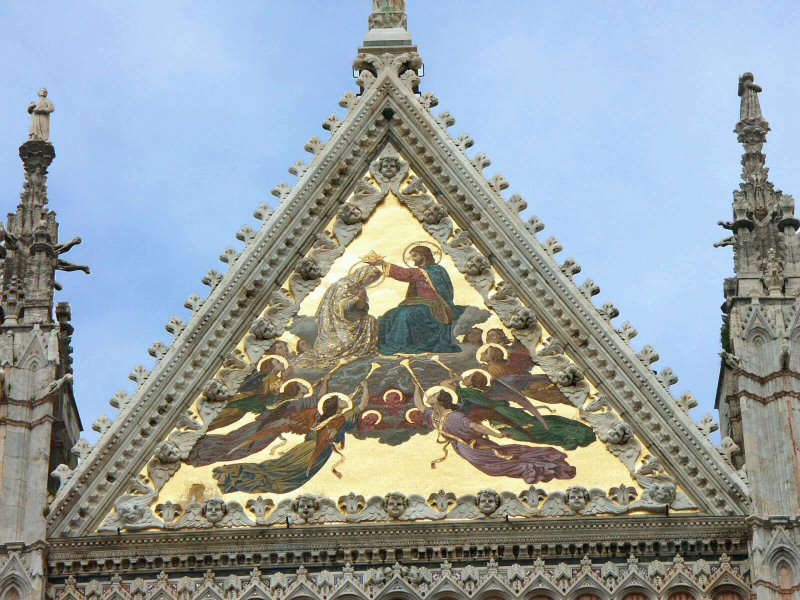 West front (Detail), Duomo, Siena