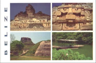Xunantunich Overview Postcard.