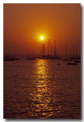 Sunset over Narragansett Bay  I