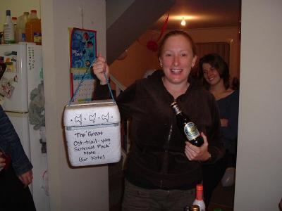 Goatie's going-away party