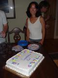 Eva and her celebratory cake