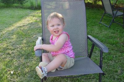 Rory stealing Mommy's chair