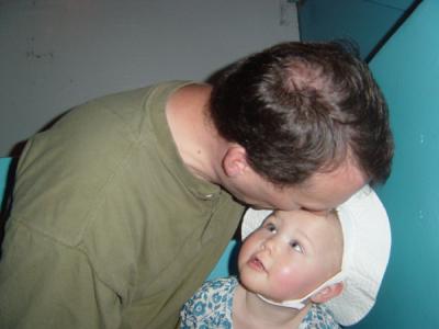 Daddy and Reagan