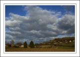 Clouds over Ham Hill, near Martock, Somerset