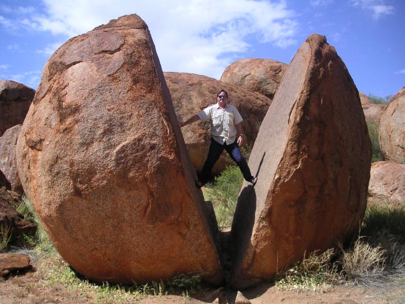 They're big rocks