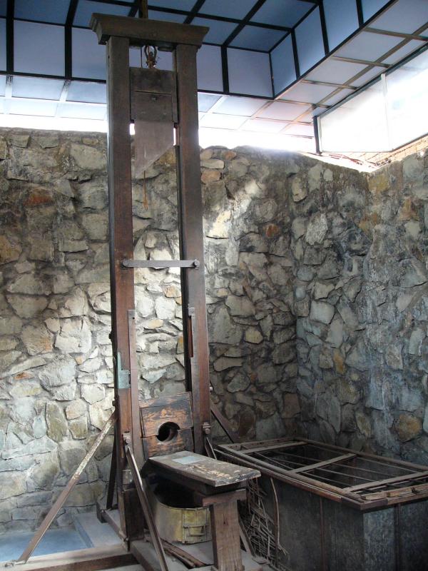 French guillotine last used in 1960