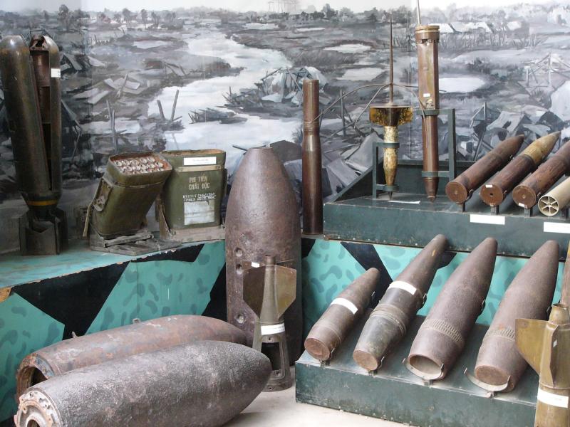 Lots of bombs left in Vietnam