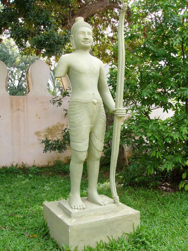 Statues around the gardens